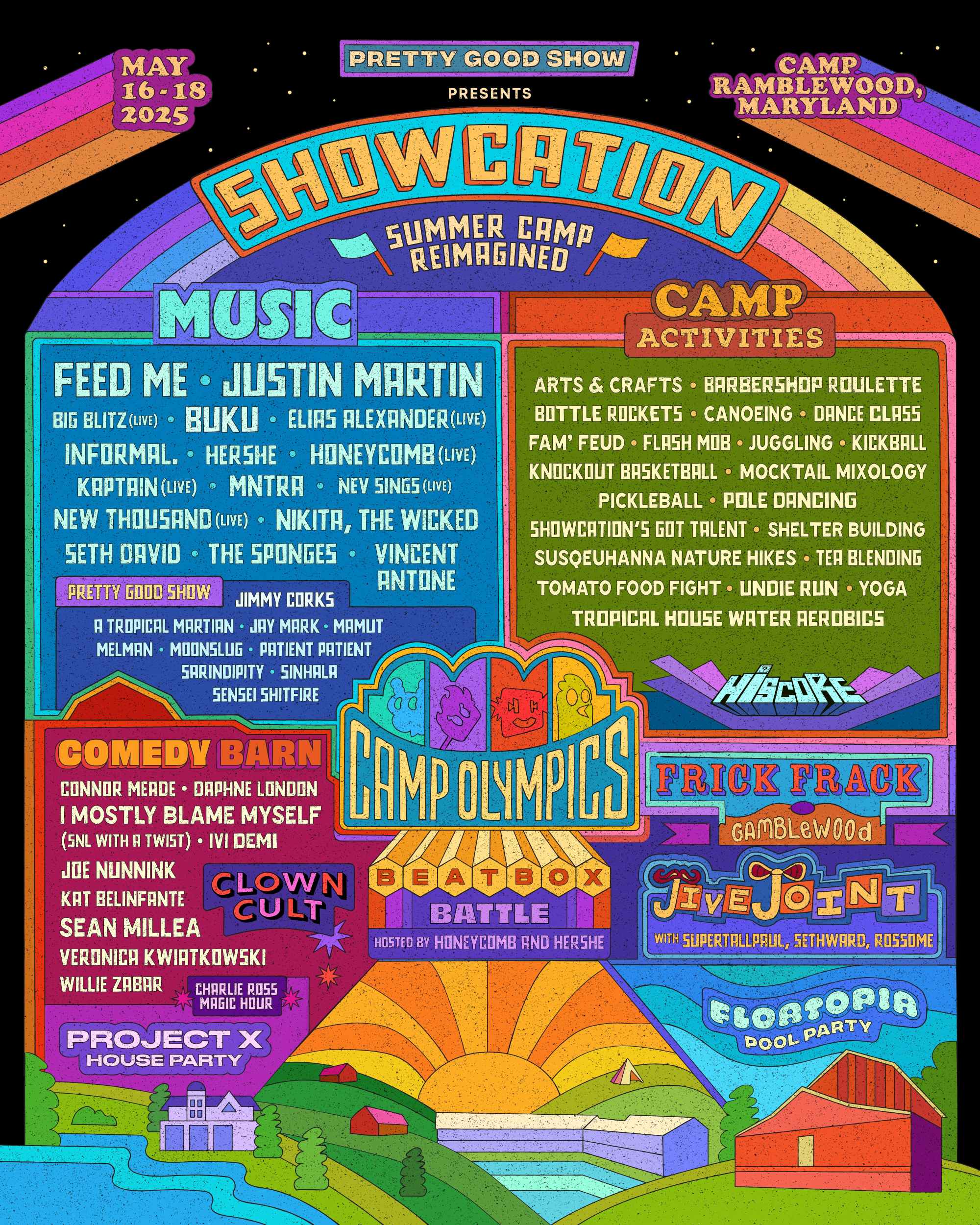 2025 Lineup Poster